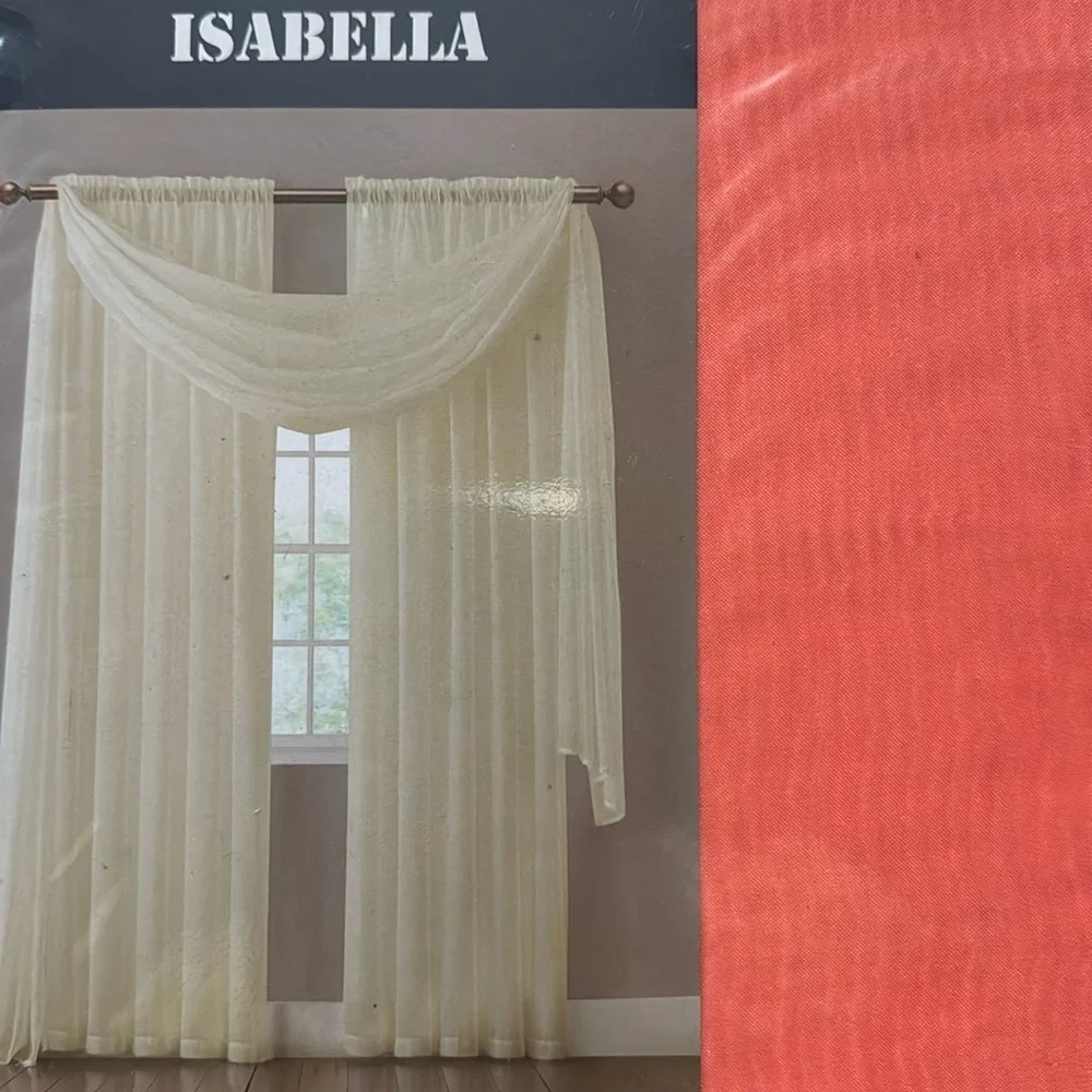 Isabella Coral Scarf window